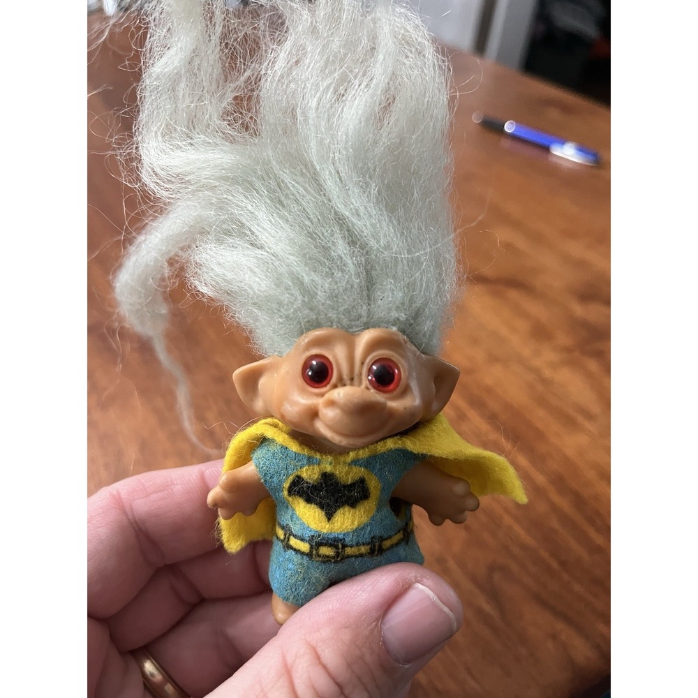 1966 - Vintage "BATMAN Troll" Doll. W/original cape - - Picture 10 of 10
